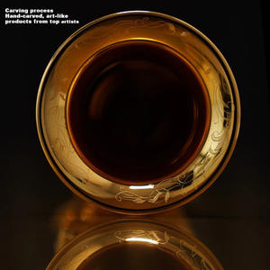 Saxophone soprano en cuivre phosphore professionnel, vernis de cuisson, laque dorée, Bb, instrument en cuivre à vendre en provenance de Chine - Product Image 5