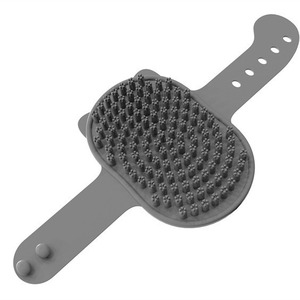 Gant de massage et de bain 2-en-1 MOCATED pour l'élimination des poils d'animaux, en TPR, pour le toilettage des chiens et des chats - Product Image 1