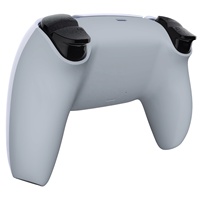 Coque arrière personnalisée grise eXtremeRate Soft Touch Grip pour manette PS5