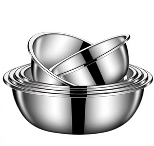 SFB38 Lavabo de acero inoxidable de borde alto, tipo cubeta, engrosado, para cocina, lavado de verduras, lavandería doméstica y lavado de cara - Product Image 1