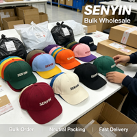 Casquettes Hip-Hop en Denim 6 Panneaux Personnalisables avec Logo, Broderie 3D Colorée, Boucle Métallique, Qualité Supérieure, Vente en Gros, Plusieurs Couleurs, Tendance