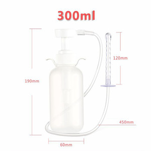 Home <strong>Use</strong> Vagina Cleaning Hygiene Irrigation Unisex Vaginal Anal <strong>Douche</strong> Bottle <strong>Enema</strong> Bulb Kit - Product Image 5
