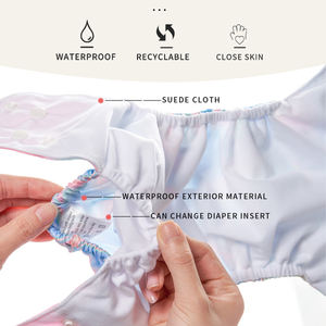 <span class=keywords><strong>Couche</strong></span> en tissu pour bébé <span class=keywords><strong>sans</strong></span> <span class=keywords><strong>insert</strong></span> Happyflute couches lavables pour bébé couches en daim imperméable et réutilisable pour bébé - Product Image 3