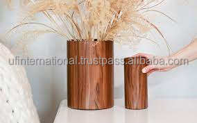 Produit en bois taille personnalisée vase à fleurs et hôtel avec chambre et jardin produit table décorer bureau à vendre - Product Image 3