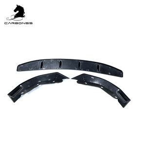 ABS negro brillante estilo <span class=keywords><strong>CP</strong></span> 3 piezas labio delantero aspecto agresivo fácil de instalar para BMW 3 Series G20 <span class=keywords><strong>M</strong></span> Tech 2019-2022 - Product Image 3