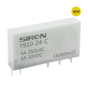 SiRON Y910 Electrical Equipment Superminiature medium power Relay Ultra-thin Module With Base