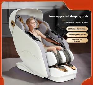 Hochwertige 4D-Jade-Kern-Massagesessel mit Schwerelosigkeitsfunktion, Ganzkörper-Airbag-<span class=keywords><strong>Massage</strong></span>, Fußreflexzonenmassage, Beheizter Rücken- und Lendenwirbelsäulenmassage, Intelligente KI - Product Image 2