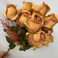 Vintage Seiden-Kunstblumen Große Rosen Großhandel Dekorative Blumen für Heim & Hotel - Thanksgiving Abschluss Ostern