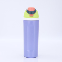 Gobelet mat de qualité supérieure - Bouteille d'eau design anti-transpiration et anti-fuite pour le fitness et le travail
