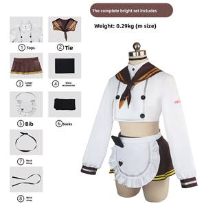 ชุดคอสเพลย์ Victory Goddess, ชุดแม่บ้าน nikke Niji Bradley, เครื่องแต่งกายคอสเพลย์อนิเมะและเกม2D - Product Image 4
