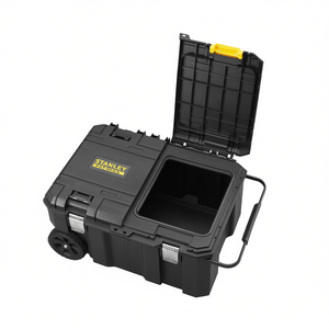 Caja de Almacenamiento de Herramientas con Ruedas Fatmax de 113 Litros, de Plástico, con Asa y Ruedas, Garantía de 3 Años, para Uso en Taller - Product Image 2