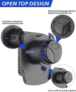 Universele polymeer materiaal handboeien etui's geschikt voor ketting-/scharnier-/vouwbare handboeien open bovenkant paddle houder ASP S&W CTS Made in <span class=keywords><strong>China</strong></span> - Product Image 4