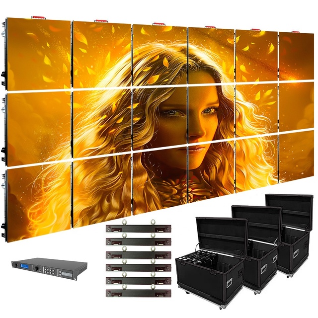 500x500 500x1000mm HD Indoor Outdoor Giant Events LED Video Wall P2.6 P2.976 P3.91 P4.81 Stage Rental LED Screen Display