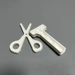 C Environmentally Friendly Degradable Scissors Model Custom Paper Decoration Pulp Products