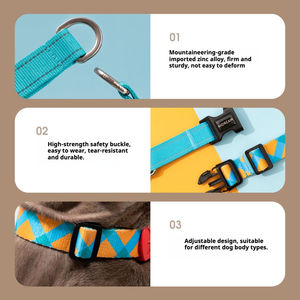 [DesignersPick] Modernes Elegantes P-förmiges Hundehalsband Zugfrei Umweltfreundlich Verblassungsresistent Komfortabel Wasserdicht Atmungsaktiv - Product Image 5