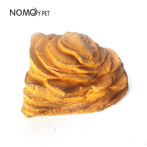 ใหม่อุปกรณ์เสริมสำหรับสัตว์เลื้อยคลานเทอราเรียมสำหรับตกแต่งภูมิทัศน์กระเบื้องลายหินขนาดใหญ่ที่พักพิงในถ้ำสำหรับสัตว์เลื้อยคลาน - Product Image 4