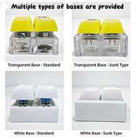 Porte-clés Fidget Keycap à motif personnalisé – Personnalisez votre propre image – Divers styles de base disponibles – 1/2/3/4/9 touches et LED disponibles