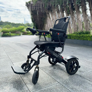 Fauteuil roulant électrique pliable en acier carbone de qualité supérieure 2026, léger, système de freinage automatique, approuvé pour les voyages en avion - Product Image 3