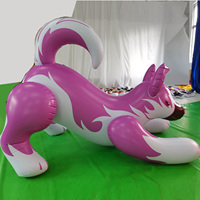 Fabrikkundenspezifische Große Tier-Cartoon-Begeisterung Spielzeug für Kinder und Erwachsene zum Aufsitzen – Aufblasbare PVC Werbe-Hundetiere