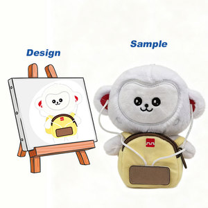 Tạo mẫu nhanh tùy chỉnh đồ chơi sang trọng khỉ trắng đồ chơi sang trọng tùy chỉnh với kích thước tùy chỉnh - Product Image 1