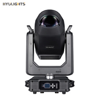 Luz de escenario móvil LED BSWF de 800W con perfil, 7200K CMY+CTO, 35 canales DMX RDM, 4 cortadores, 8 prismas, efecto llama y agua para teatro, bodas y discotecas