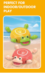 Jouet d'entraînement à l'équilibre pour enfants - <span class=keywords><strong>Jeu</strong></span> amusant et dynamique de traversée de pierres de rivière avec grenouille - Product Image 6