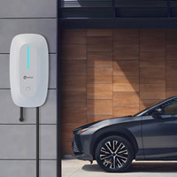 Grande vente, borne de recharge murale 11 kW, 16 A, station de recharge pour véhicules électriques à domicile, 380 V, 3 phases, chargeur mural pour véhicules électriques, type 2, étanche IP66, rapide, pour voitures électriques