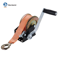 Treuil manuel à sangle avec cliquet, capacité 272~1590 kg, certifié ASME B30.7 OSHA, fonctionnement unidirectionnel ou bidirectionnel pour levage et traction