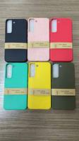 Prix d'usine, logo gravé au laser personnalisé, coque de téléphone antichoc en paille de blé + TPU dégradable pour Samsung S22 23 24 25 26