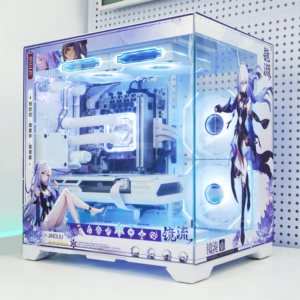 Custom Mid-Tower MATX Mini Desktop <strong>Gaming</strong> <strong>PC</strong> <strong>Case</strong> with Triple-Sided Full-View Tempered Glass Panel <strong>Gaming</strong> Computer <strong>Case</strong> - Product Image 1