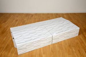 Cama individual moderna portátil y plegable estilo de muebles japoneses para habitación de niños o niñas - Product Image 2