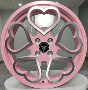 <span class=keywords><strong>17</strong></span> pouces One Piece 5 cosses violet clair Love Heart Jantes Monobloc Forgé Roues Pour <span class=keywords><strong>Audi</strong></span> <span class=keywords><strong>A3</strong></span> A4 A5 A6 Jantes - Product Image 5