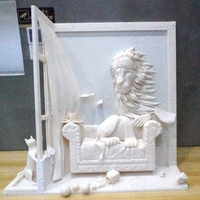 Impression 3D Stratasys Polyjet en couleur pleine J750 J850, haute qualité, grande pièce, œuvre d'art, assemblage de pièces et peinture, fabrication rapide