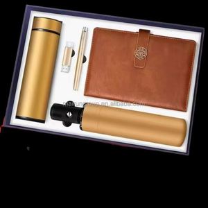 Personalised Nylon 16G Dual-Use USB Flash Drive <b>Notebook</b> Flask Gift Set Multi Color New Year Corporate Promotional Gift Sets - Product Image 1