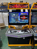 Mesin Game Arcade Pertarungan Koin 32 Inci High Profit, Mesin Simulator Pertarungan Street Fighter