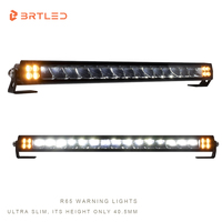 BRTLED lumineux 120w Led rampe avertissement barre lumineuse simple rangée tout-terrain E-marqué 12V 24V voiture Led barre lumineuse 4x4 pour camion