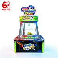 Machine d'arcade de baby-foot 2 joueurs avec système de lecture de cartes en option, structure entièrement fermée en acrylique pour centre de jeux