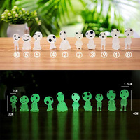 Figurine Mini Micro Paysage Décoration Fantôme Princesse Arbre Lumineux Elfe Jardin Accessoires