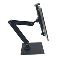 Support universel flexible en alliage d'aluminium pour téléphone portable et tablette, pour bureau et lit, design pliable portable