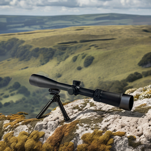 Quang cảnh 10-40x50 4X nhôm khóa tháp pháo đỏ chiếu sáng phạm vi săn bắn - Product Image 1