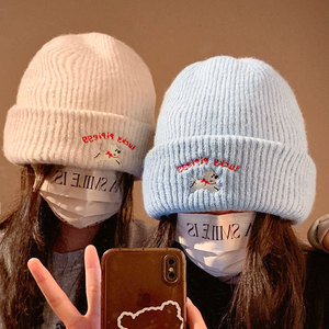 Nuevo Gorro de Invierno de Moda con Diseño de Cachorro y <span class=keywords><strong>Ciervo</strong></span> Bordado, de Felpa Cálida, PVC, 6 Paneles, para Mujer, Estiliza el Rostro, Versátil, para Cabezas Grandes - Product Image 2