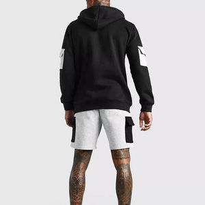 Conjunto de Sudadera con Capucha y Pantalones Cortos para Hombre, Transpirable, de Moda Urbana, Precio Bajo, Hecho con Material Duradero de Primera Calidad - Product Image 4