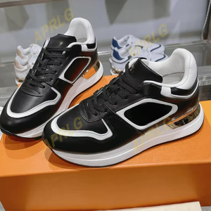 Chaussures de sport décontractées de luxe pour hommes, baskets légères en cuir véritable souple avec semelle TPU, nouvelles baskets de marche - Product Image 2