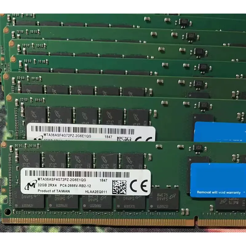 Memória RAM DDR4 de 32 GB 2666 MHz RDIMM M393A4K40BB2-CTD para servidor, mais vendida