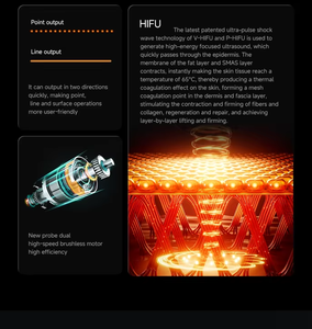 9 Cartridges 3 Handles Professional 360 Max 25d Face Machine Facial and Body Skin Firming 25D Beauty Machine - Product Image 5