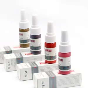 Goochie organik bitki formülü ab standart mikro pigment kozmetik dövme mürekkebi kalıcı makyaj pigmenti mikropigmentasyon