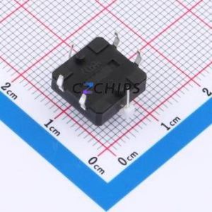 TSL12121-073B511CD2-1D01 Tactile Switch Through hole-6P,11.7x11.5mm Switch Single Pole Single Throw Round Button 2.8N 11.7mm - Product Image 2