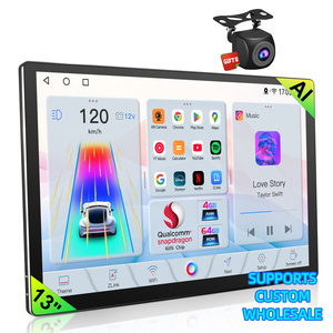 Nuevo Reproductor de DVD para Auto con Pantalla Táctil QLED de 13 Pulgadas, 64 GB, Octa-core, <span class=keywords><strong>Android</strong></span> 14, Auto CarPlay y Mirror Link - Product Image 1