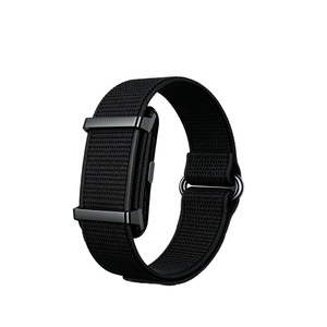 Bracelet intelligent sans écran, bande noire, étanche, moniteur de fréquence cardiaque, moniteur de sommeil, compteur de pas, vibration, longue durée de vie de la batterie - Product Image 1