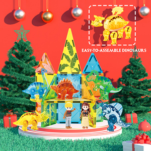Xây Dựng Từ Thiết Lập Cho Trẻ Em 3D DIY Nhựa Gạch Giáo Dục Khủng Long Thiên Đường Xây Dựng Từ Khối Đồ Chơi - Product Image 6